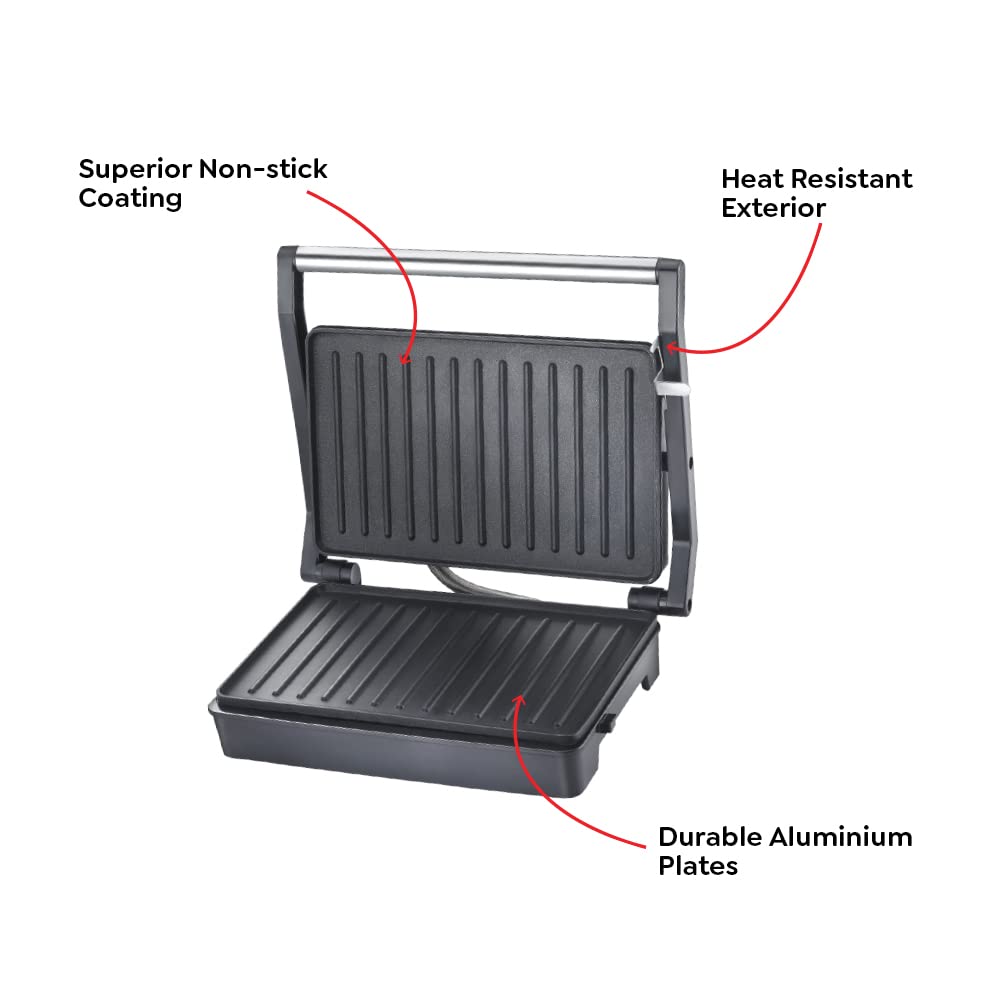 Prestige PEG 6.0 Electric Grill 1000 W, Black
