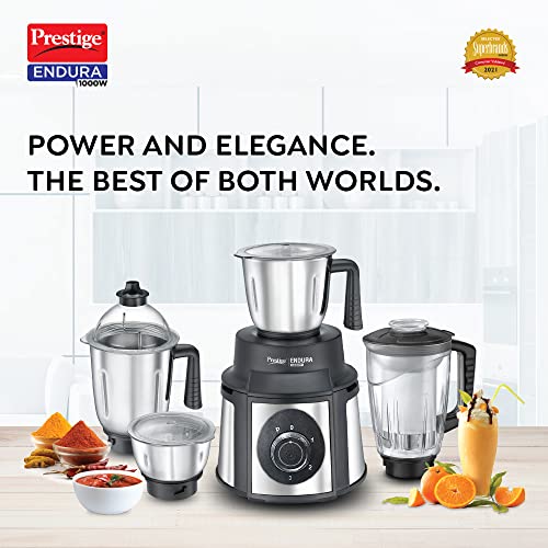 Prestige Endura 1000W Mixer Grinder 4 Jars