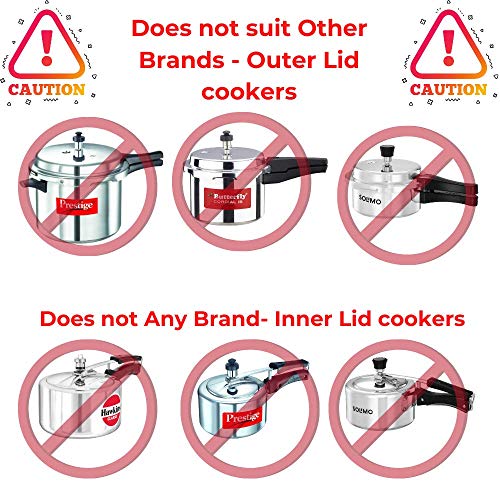 Kitchen Mart Gasket compatible with Pigeon All in one Super Pressure cooker 3 Litres & 5 Litres