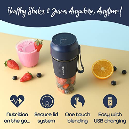 Wonderchef Nutri-Cup Portable Blender USB Charging Battery Operate