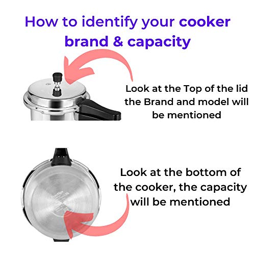 Kitchen Mart Gasket compatible with Pigeon All in one Super Pressure cooker 3 Litres & 5 Litres