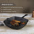 Wonderchef Forza Cast-Iron Grill Pan, Pre-Seasoned Cookware, Induction Friendly, 26cm, 3.8mm