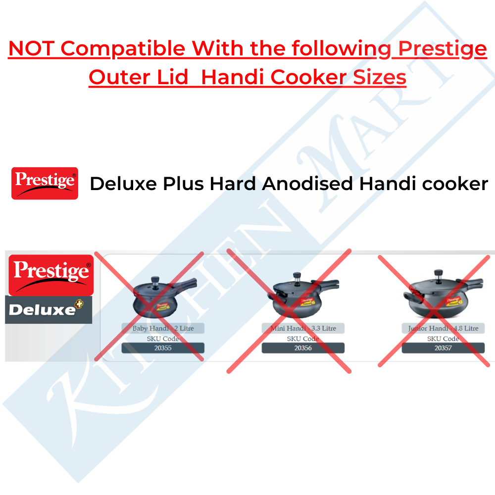 Kitchen Mart Gasket compatible with Prestige Handi Cooker Gasket