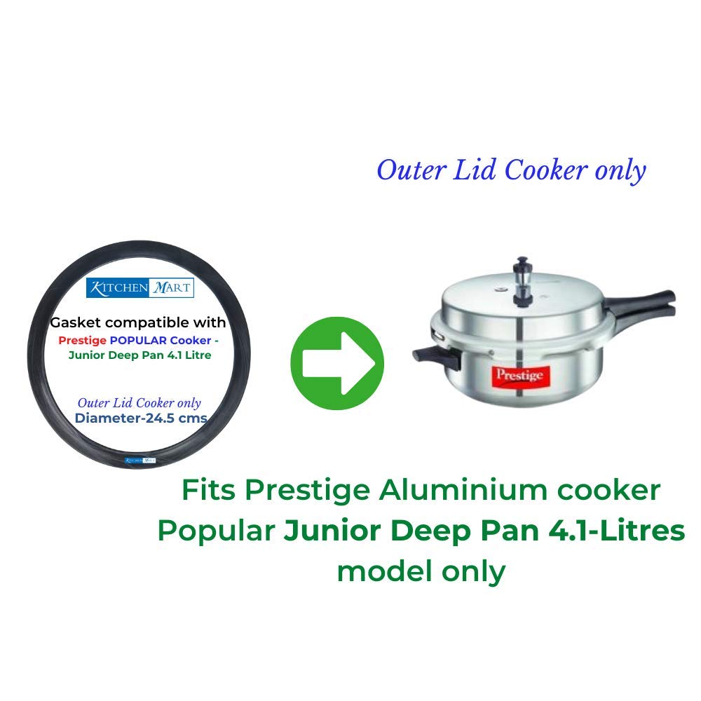 Prestige Popular Aluminium Pressure cooker Gasket (Outer Lid) | Brand Kitchen Mart