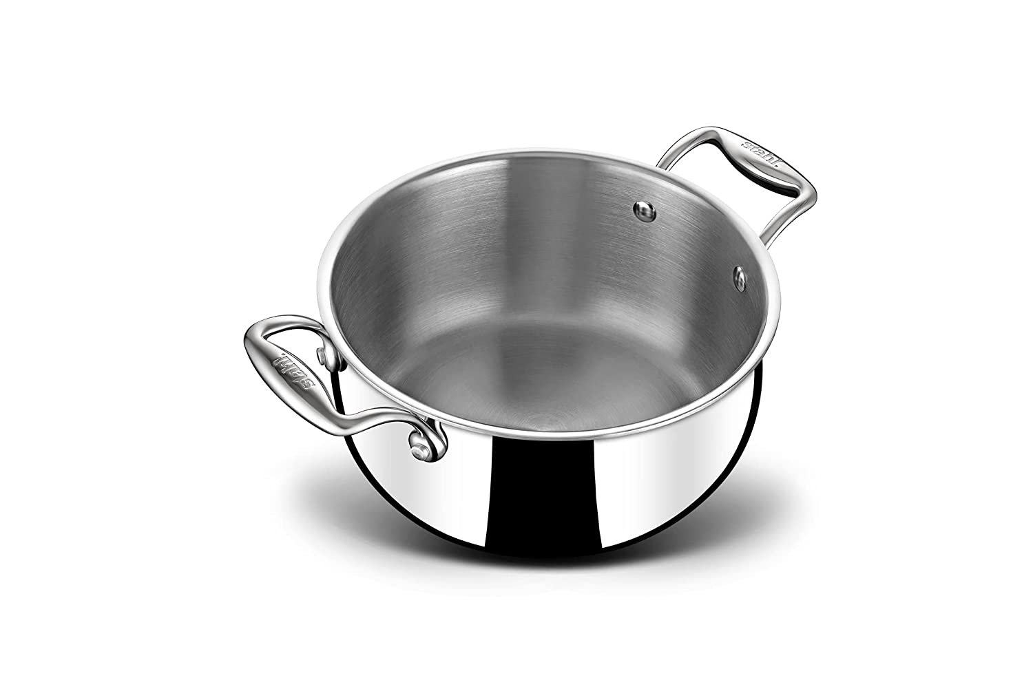 Stahl Triply Stainless Steel Artisan Belly Pot with Lid