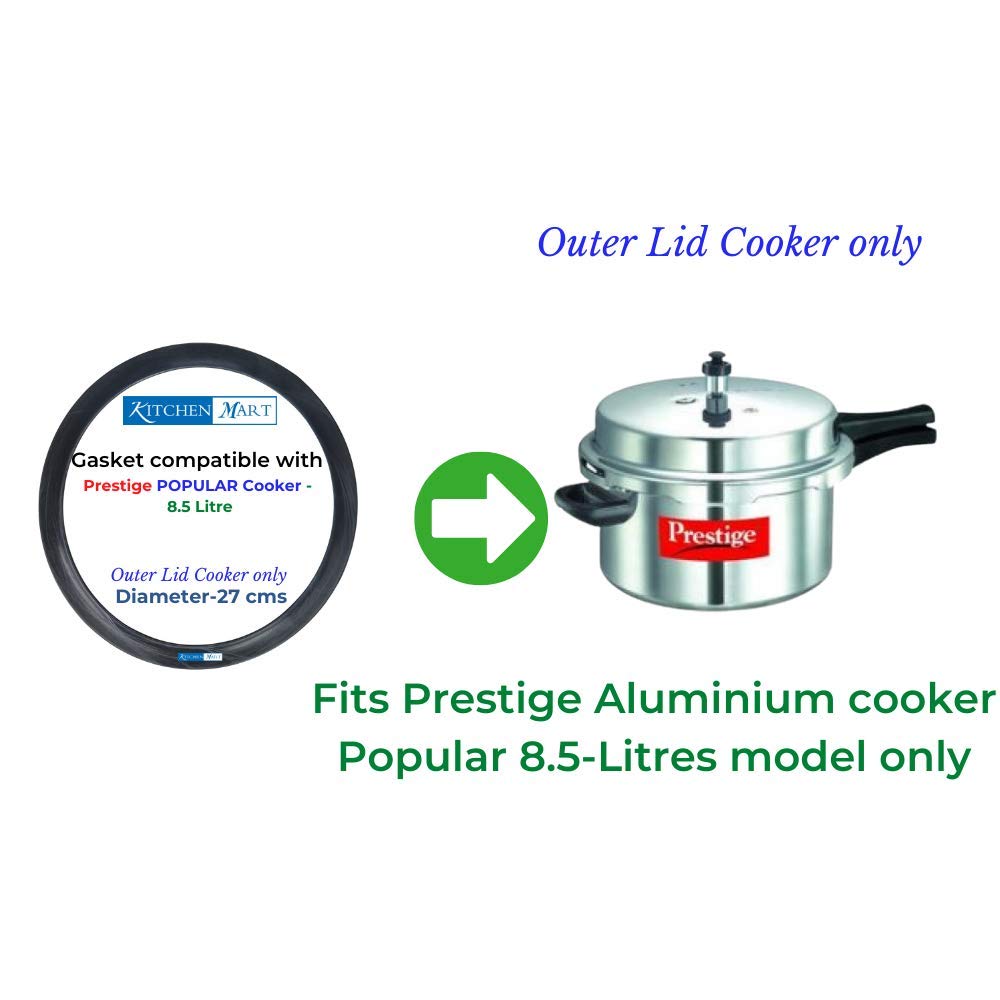 Prestige Popular Aluminium Pressure cooker Gasket (Outer Lid) | Brand Kitchen Mart