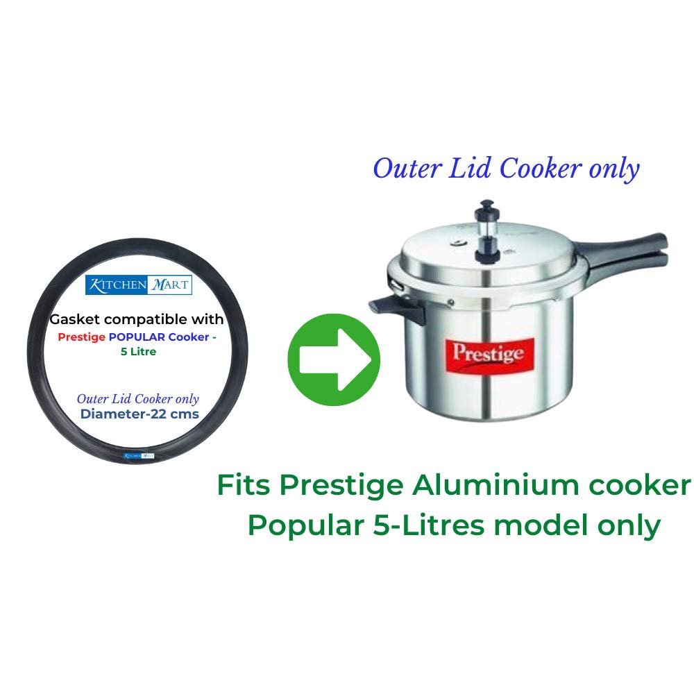 Prestige Popular Aluminium Pressure cooker Gasket (Outer Lid) | Brand Kitchen Mart