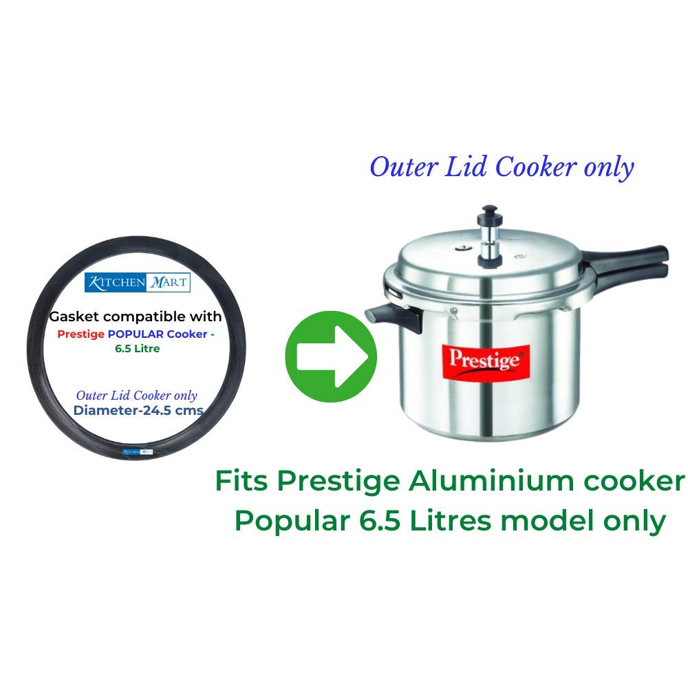 Prestige Popular Aluminium Pressure cooker Gasket (Outer Lid) | Brand Kitchen Mart