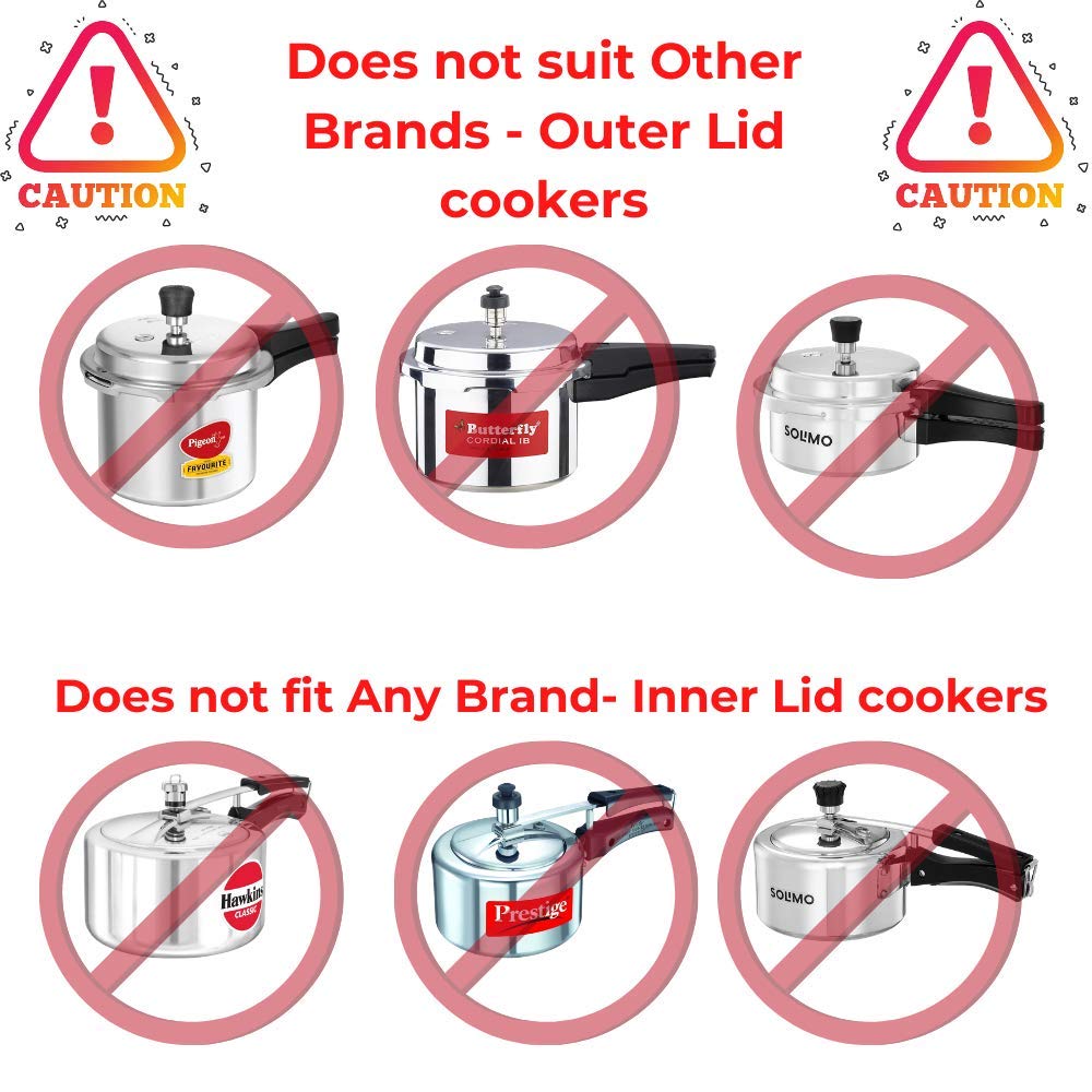 Prestige Popular Aluminium Pressure cooker Gasket (Outer Lid) | Brand Kitchen Mart