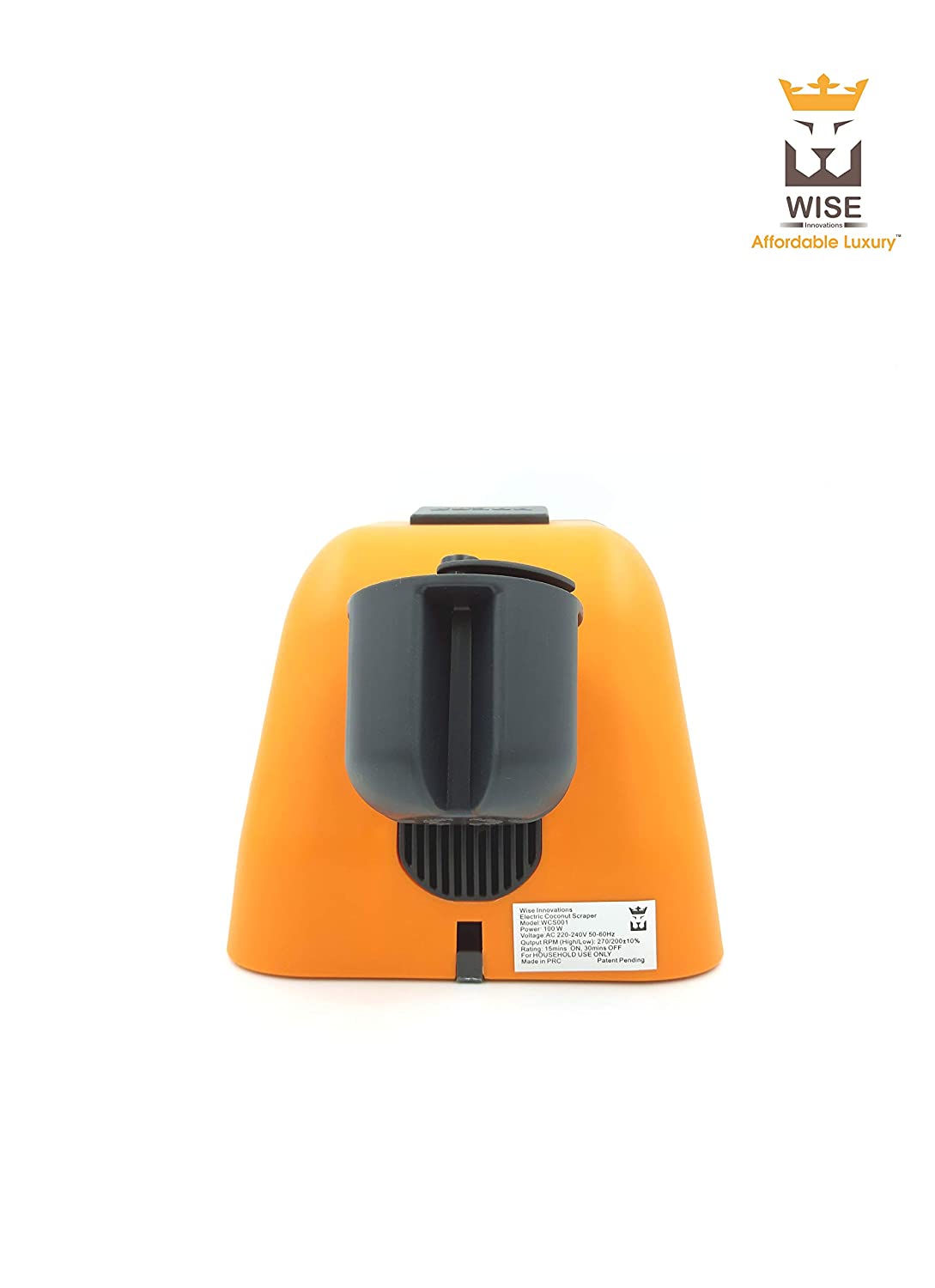 Electric Coconut Grater Scraper Shredder 120V 100Watts Wise