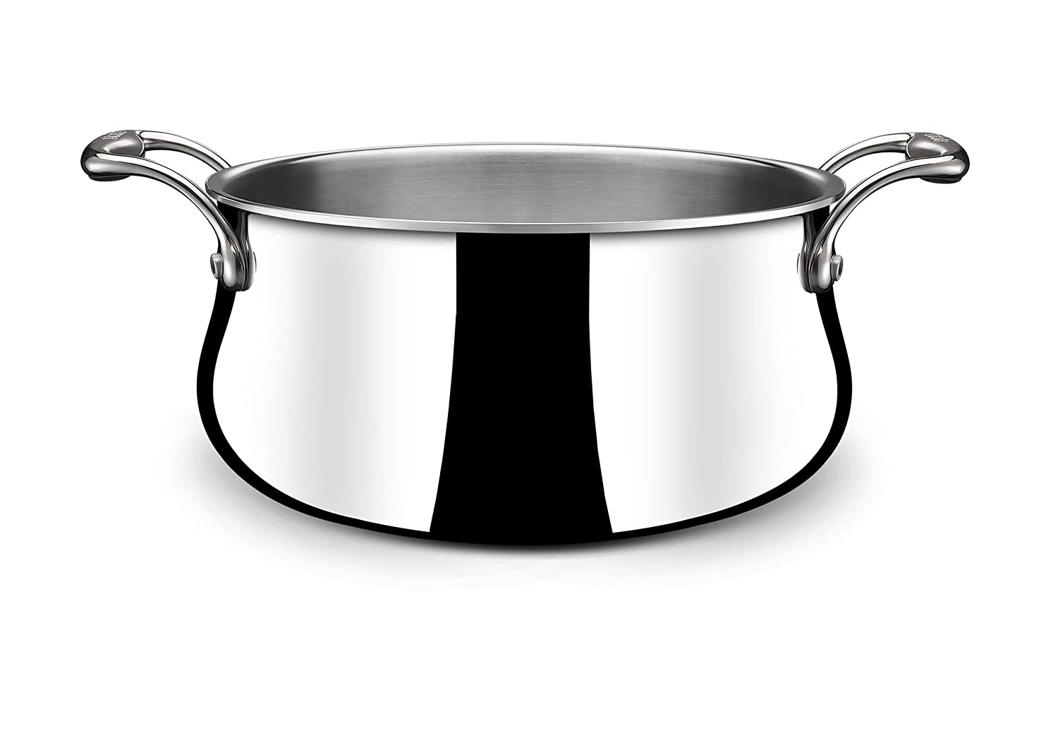 Stahl Triply Stainless Steel Artisan Belly Pot with Lid