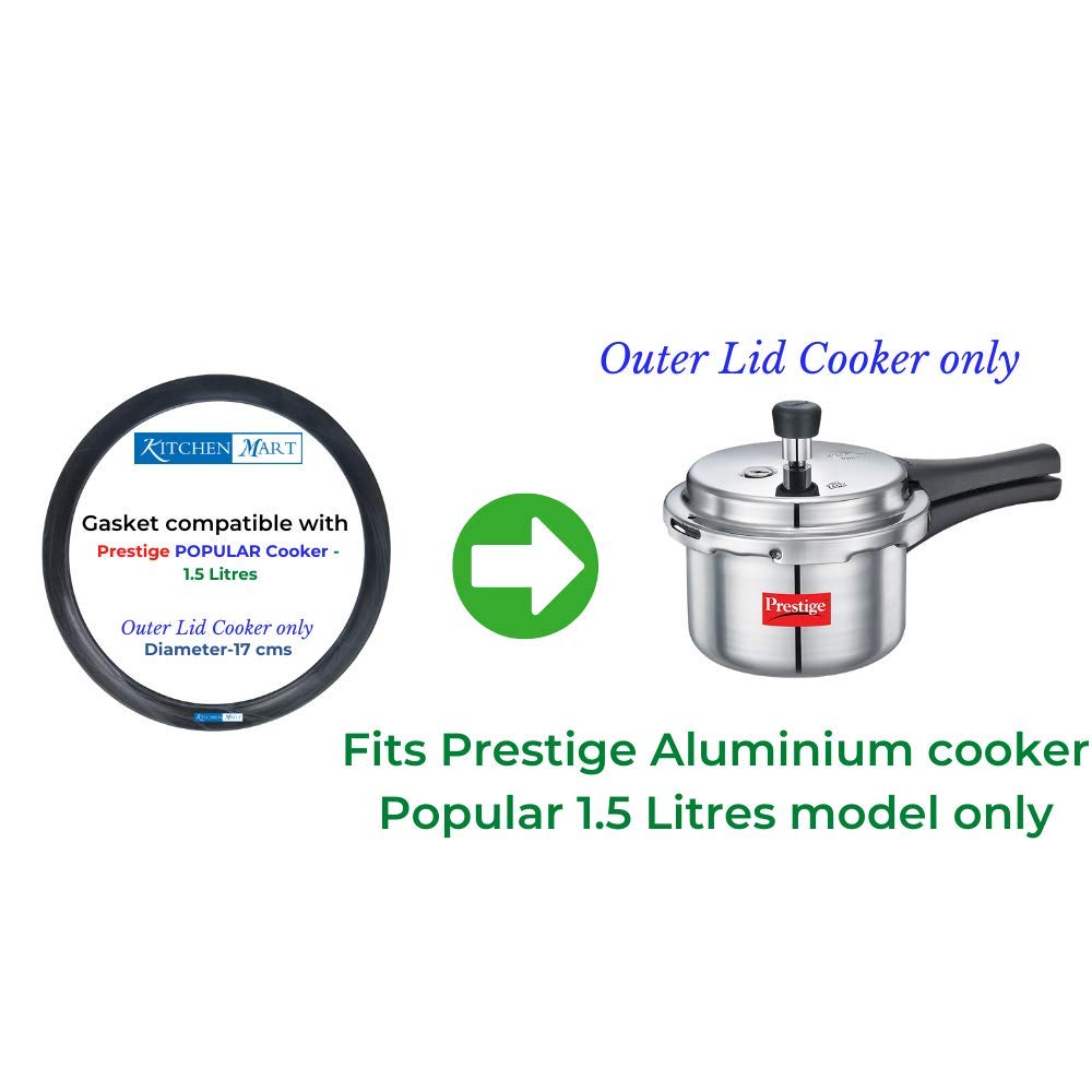 Prestige Popular Aluminium Pressure cooker Gasket (Outer Lid) | Brand Kitchen Mart