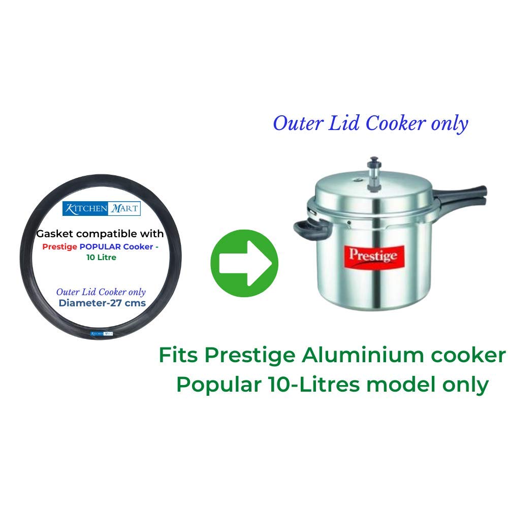 Prestige Popular Aluminium Pressure cooker Gasket (Outer Lid) | Brand Kitchen Mart