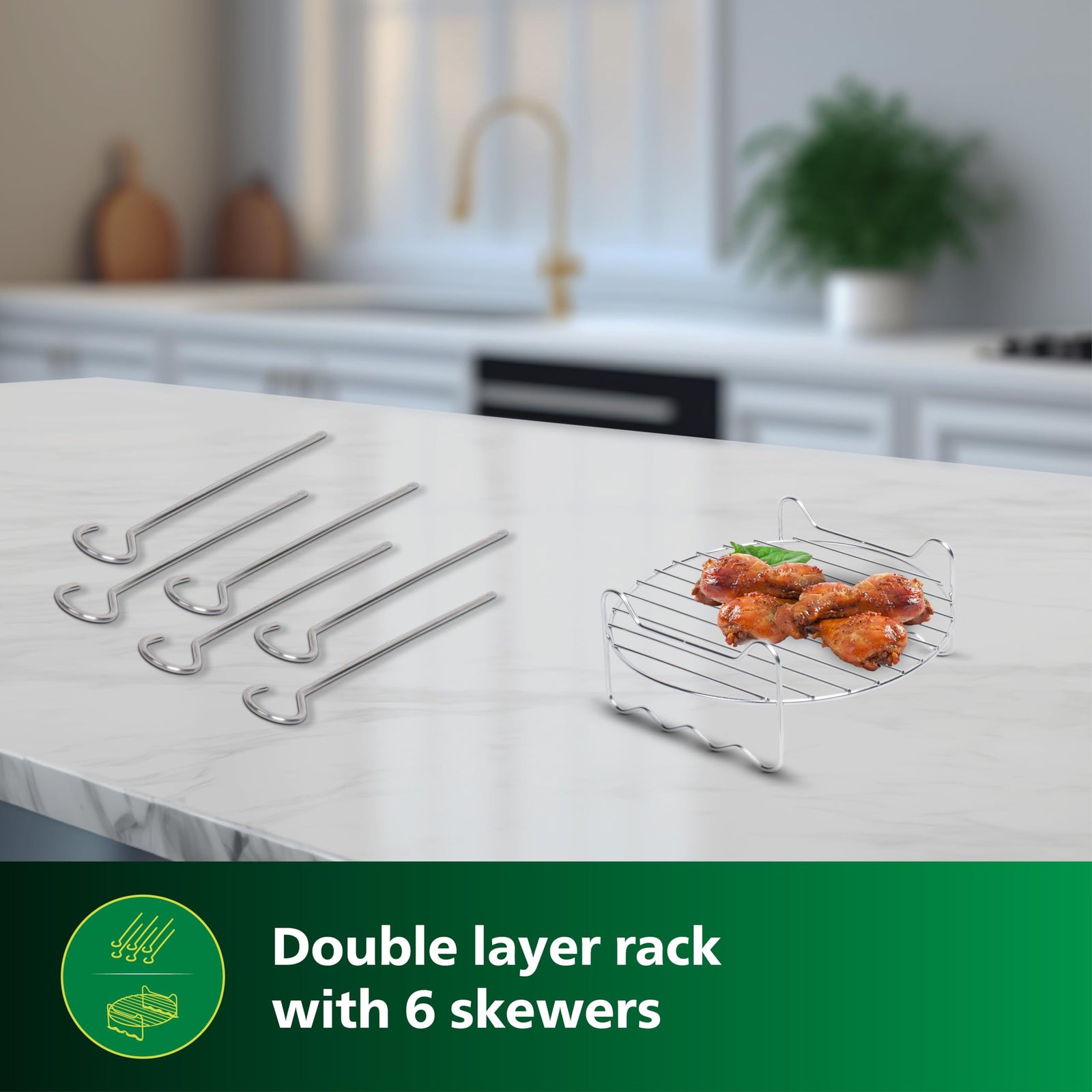 Philips Airfryer Combo Accessory Kit H D9855/01, Compatible with Extra Large Airfryer