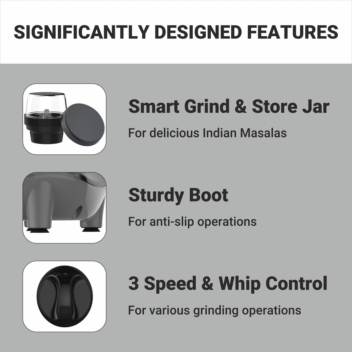 Butterfly Jet Elite Plus Mixer Grinder, 750W, 5 Jars