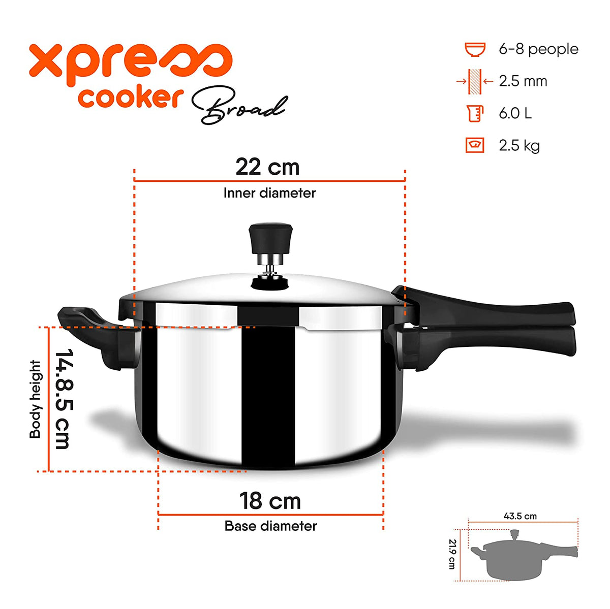 Stahl Triplly Pressure Cooker Xpress