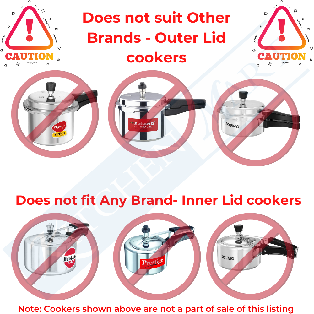 Kitchen Mart Gasket compatible with Prestige Handi Cooker Gasket