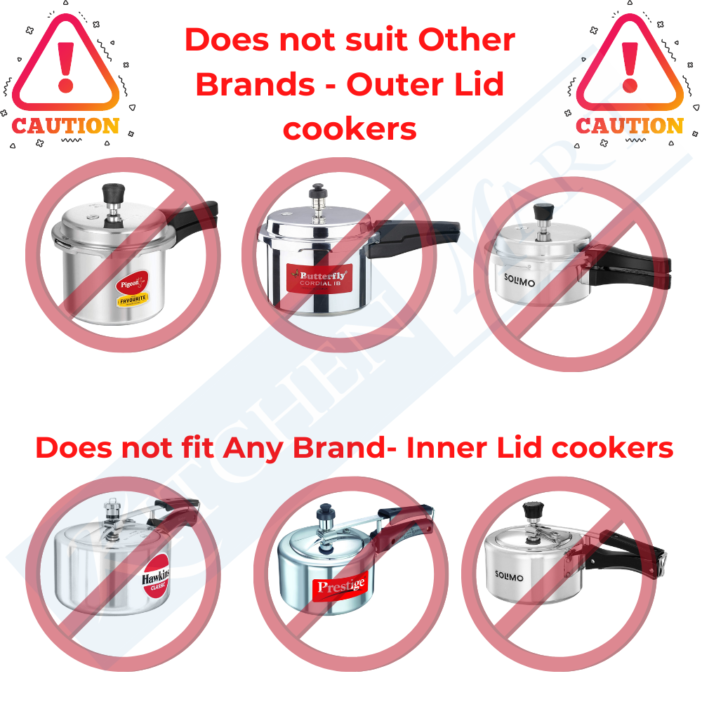 Kitchen Mart Gasket compatible with Prestige Handi Cooker Gasket