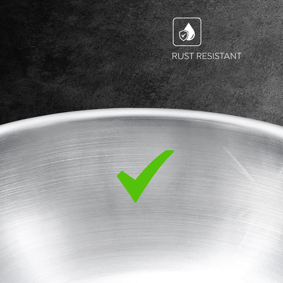 Prestige 6 PC Tri ply Tasla Kadai Set | 304 Food Grade Stainless Steel