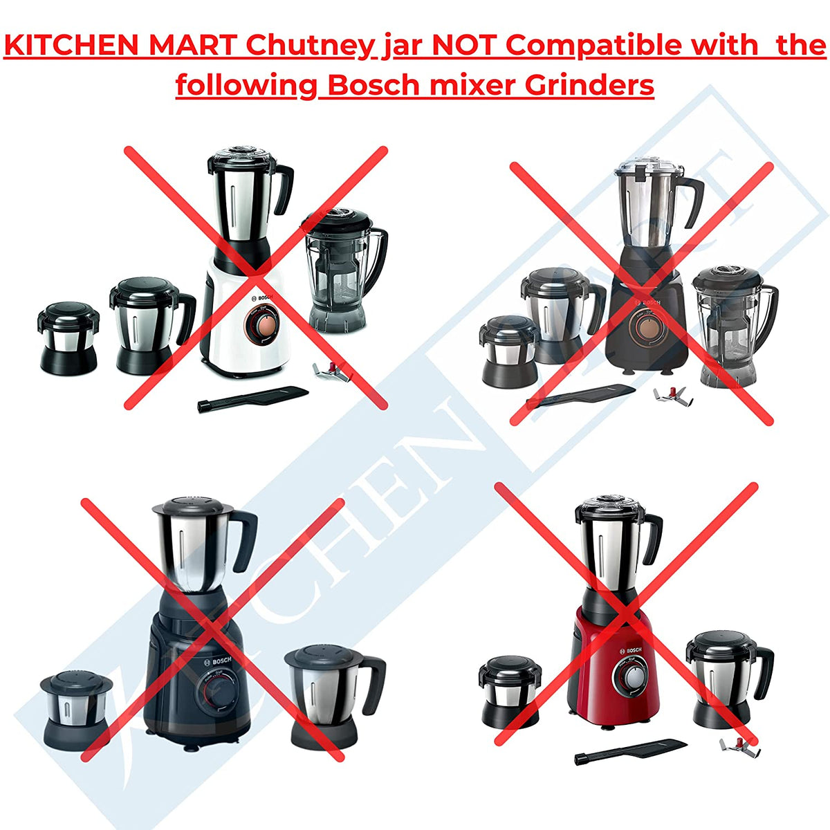 REPLACEMENT Bosch Mixer JARS SUITABLE FOR Bosch MIXER GRINDER