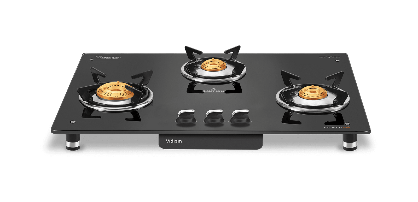 Vidiem 3 burner stainless on sale steel gas stove