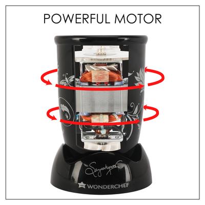 Wonderchef Nutri-Blend Complete Kitchen Machine (CKM) with 3 Jars 400W (Champagne)