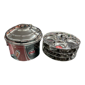 Embassy Stainless Steel Idly pot with 4 idly plates