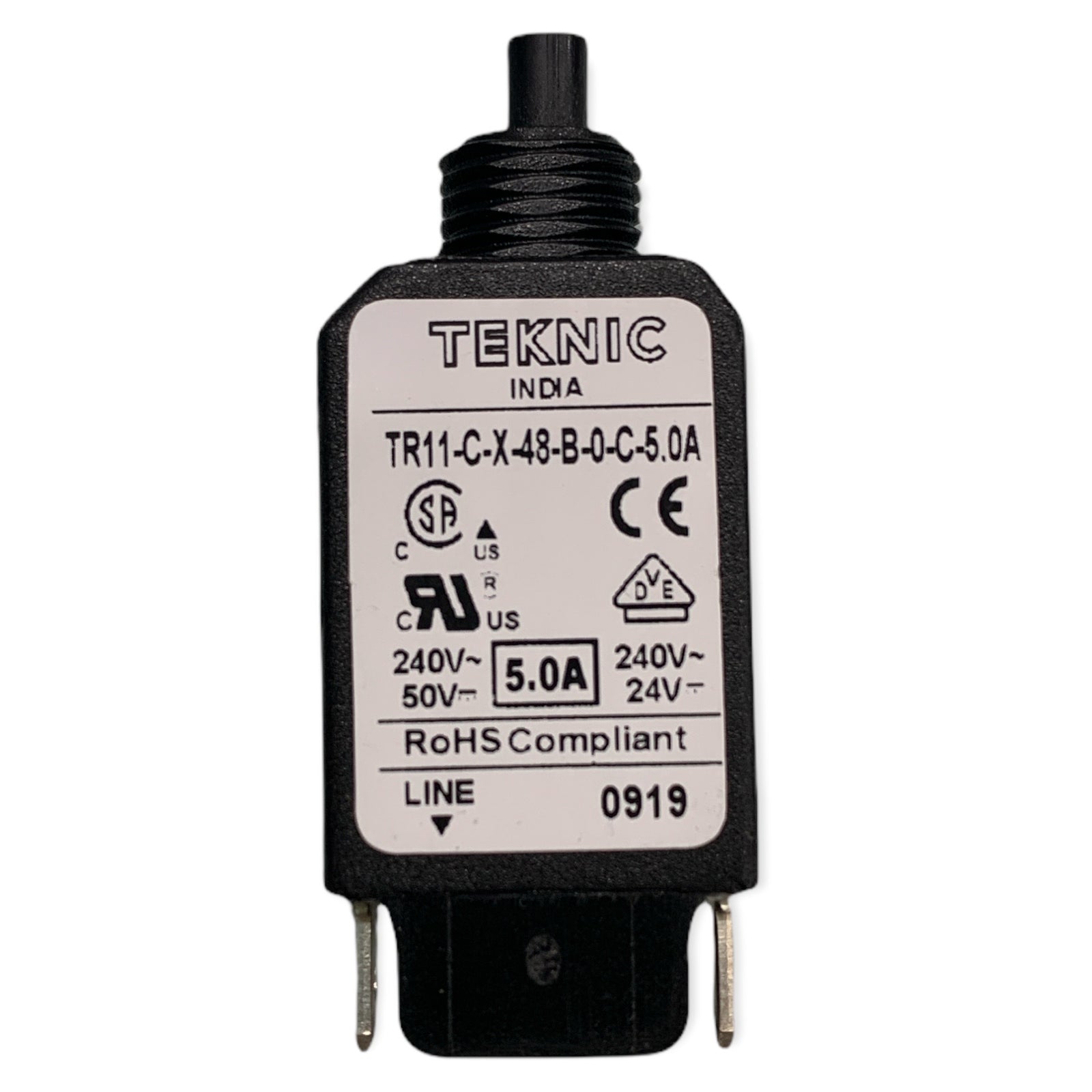 Teknic Circuit breaker switch 5.0A ( 19-Pieces)