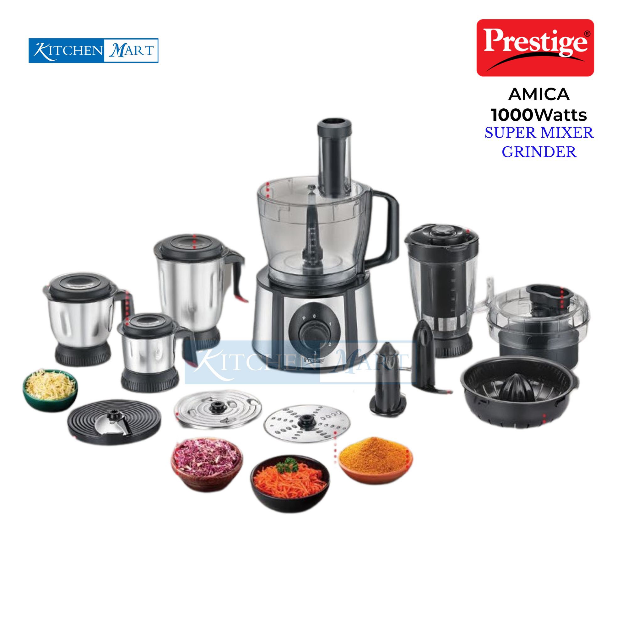 Prestige mixer deals with food processor