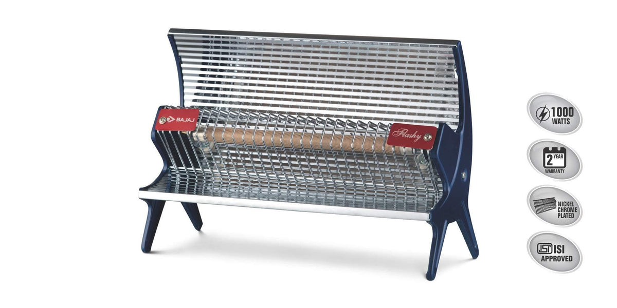 Bajaj Flashy 1000-Watt Room Heater - KITCHEN MART