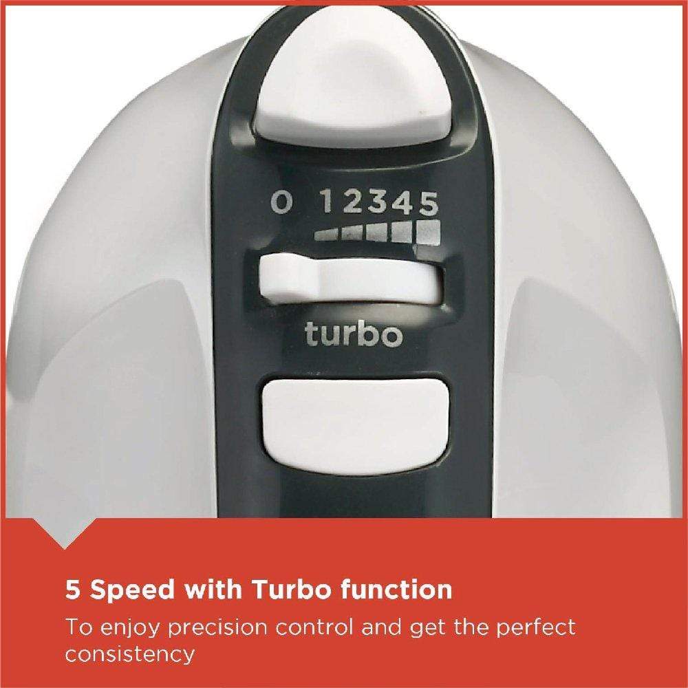 Black+Decker Hand Mixer 300 watt m 700,White 5035048634608