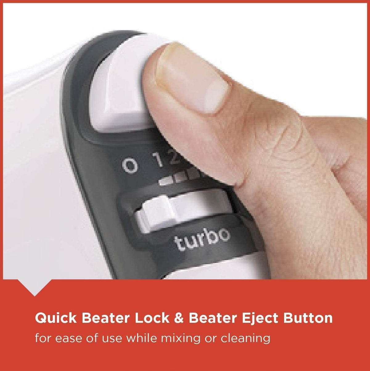 Black+Decker M350 300-Watt Hand Mixer (White/Grey) - KITCHEN MART