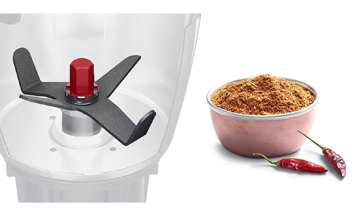 Bosch TrueMixx Pro Mixer Grinder 1000 Watt-MGM8842MIN, Black - KITCHEN MART