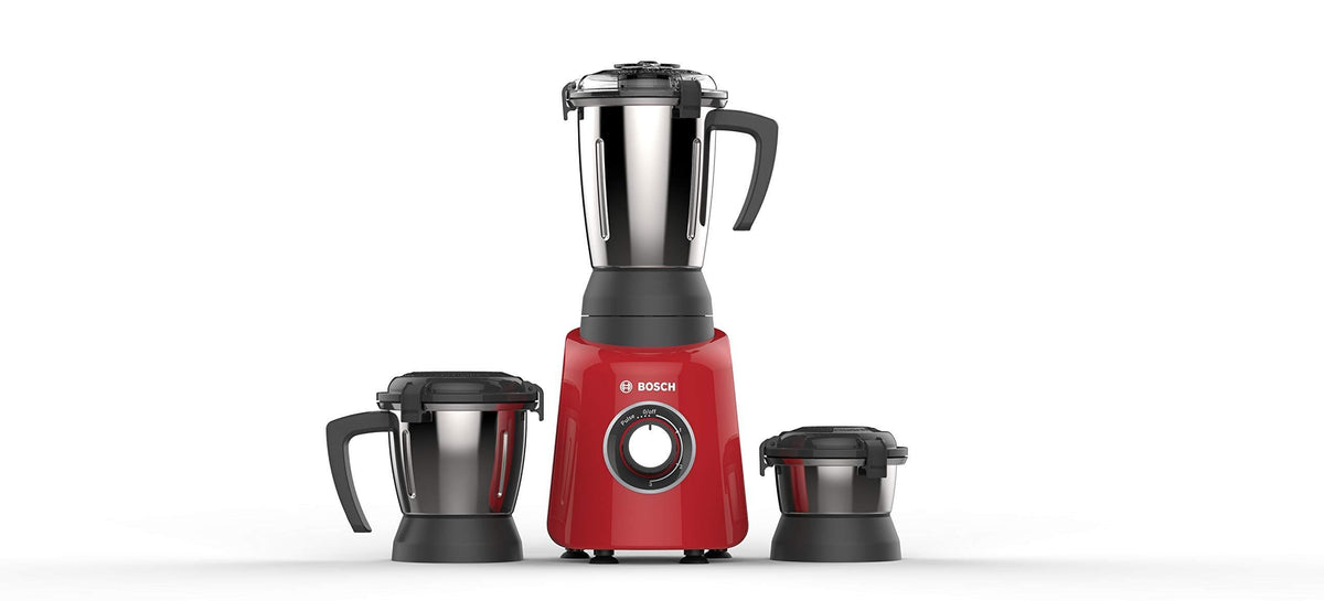 Bosch TrueMixx Radiance 600-Watt Mixer Grinder (Red) - KITCHEN MART