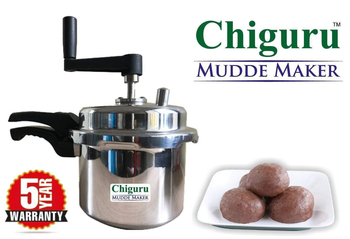 Chiguru Aluminium Mudde Maker 3.5 litres - KITCHEN MART