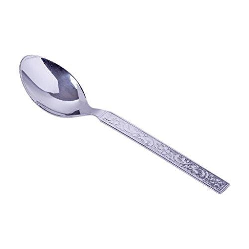 Classic by Embassy Baby Spoon, Pack of 12, Stainless Steel, 15.8 cm (Hi-Trend, 17 Gauge) - KITCHEN MART