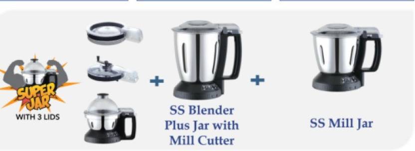 Panasonic Monster Mixer Grinder 750 watts, 3 Jars, MX-AE375