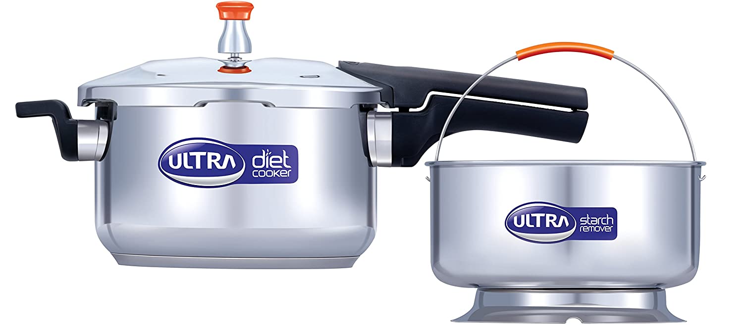 Elgi Ultra Stainless Steel Diet Pressure Cooker 5.5 8944129908668