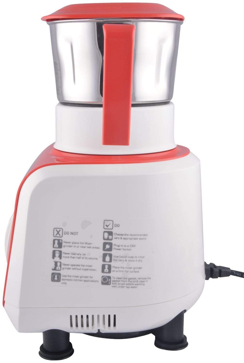 Elgi Ultra Vario+  750-Watt Mixer Grinder (Bright Red) - KITCHEN MART
