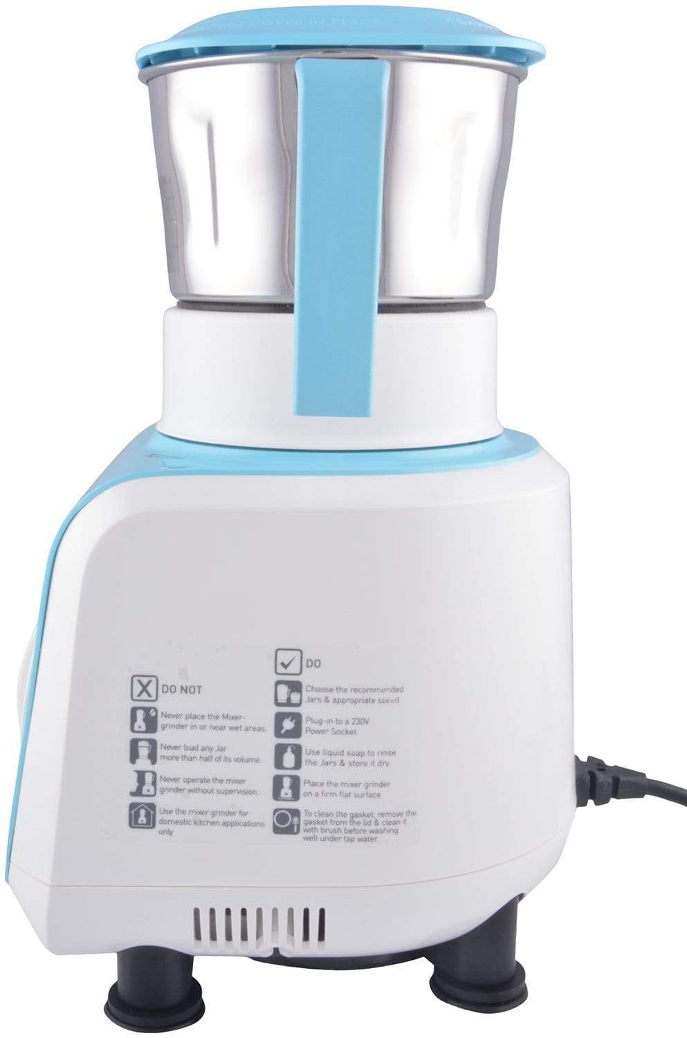 Elgi Ultra Vario+  750-Watt Mixer Grinder (Pastel Blue) - KITCHEN MART