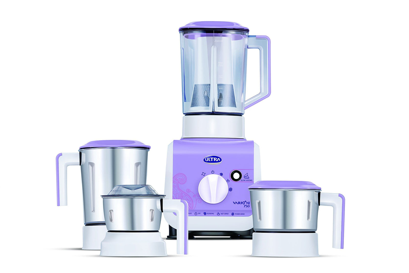 Elgi Ultra Vario+  750-Watt Mixer Grinder (Purple) - KITCHEN MART