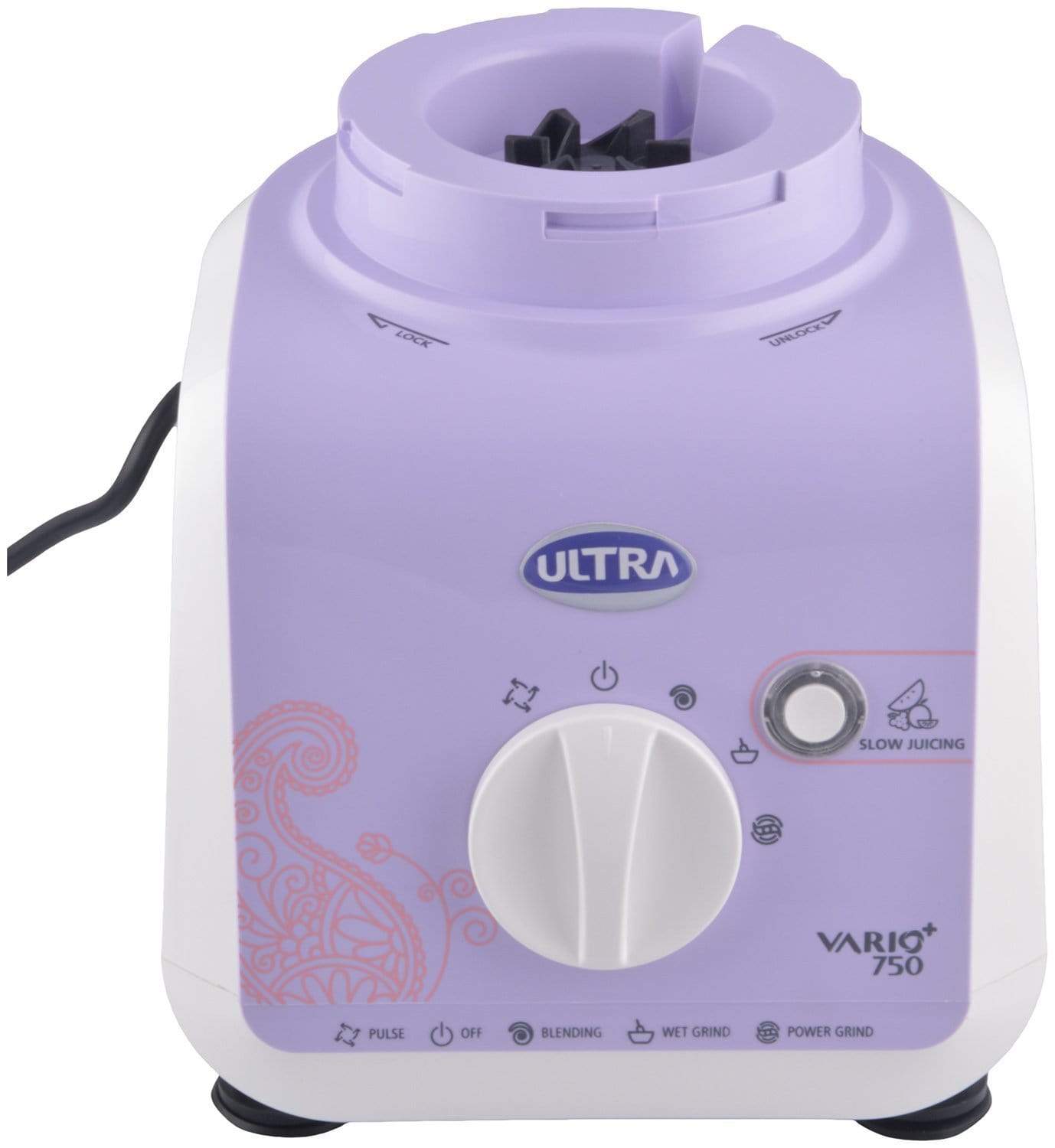 Elgi Ultra Vario+  750-Watt Mixer Grinder (Purple) - KITCHEN MART