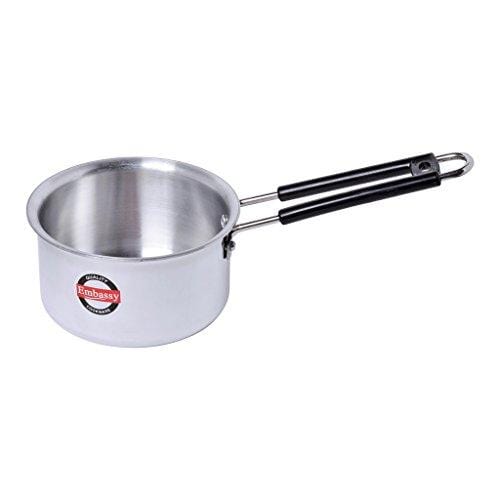 Embassy Aluminium Saucepan, 750 ml, 14 cm, Size 9 - KITCHEN MART
