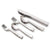 Embassy (Classic by Embassy) 30-Pieces Cutlery Set - 6 Tea Spoons, 6 Tea Forks, 6 Baby Spoons, 6 Baby Forks & 6 Dessert Knives (Impress, 14 Gauge, Stainless Steel) - KITCHEN MART