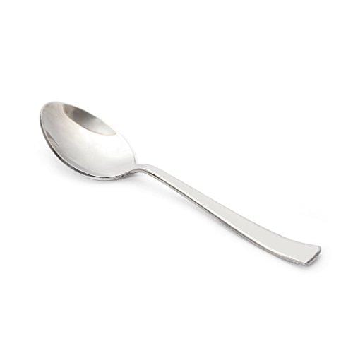 Embassy (Classic by Embassy) 48-Pieces Cutlery Set - 12 Tea Spoons, 12 Tea Forks, 12 Baby Spoons & 12 Baby Forks (Impress, 14 Gauge, Stainless Steel) - KITCHEN MART