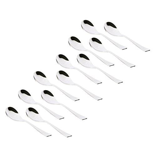 Embassy (Classic by Embassy) Baby Spoon, Set of 12, Stainless Steel, 15.2 cm (Monalisa, 14 Gauge) - KITCHEN MART