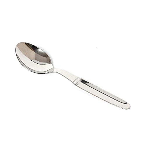 Embassy (Classic by Embassy) Dessert Spoon, Pack of 6, Stainless Steel, 17.8 cm (Nova, 17 Gauge) - KITCHEN MART