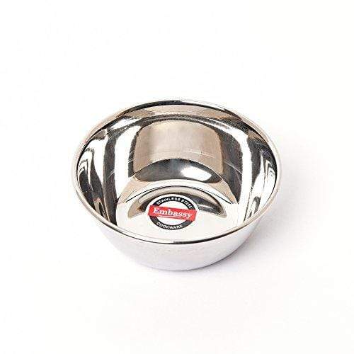 Embassy Deluxe Vati / Dipping Cup, Size 10, 70 ml, 6.7 cms (Pack of 12, Stainless Steel) - KITCHEN MART