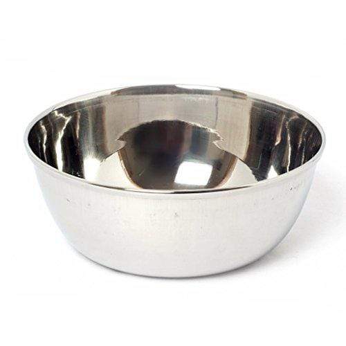 Embassy Dinner Vati 26G / Rice Bowl, Size 5, 350 ml, 11.6 cms (Pack of 6, Stainless Steel) - KITCHEN MART