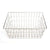 Embassy Dish Draining Basket/Kuda, Rectangle, Size - Small, 50x39x21.5 cms (LxBxH), (Pack of 1, Stainless Steel) - KITCHEN MART
